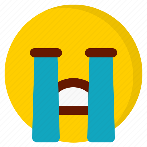 Cry, emoji, emoticon, avatar, emotion icon - Download on Iconfinder
