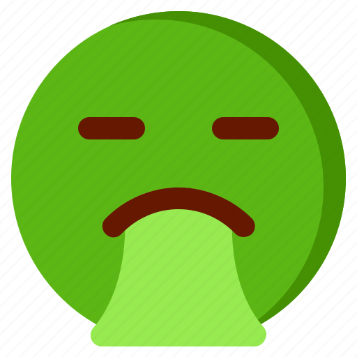 Puke, emoji, emoticon, avatar, emotion icon - Download on Iconfinder
