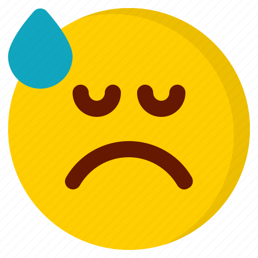 Tired, emoji, emoticon, avatar, emotion icon - Download on Iconfinder