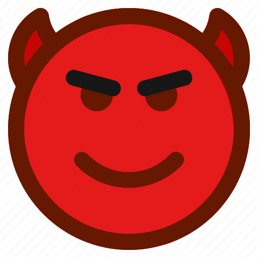 Devil, emoji, emoticon, avatar, emotion icon - Download on Iconfinder