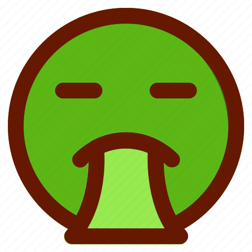 Puke, emoji, emoticon, avatar, emotion icon - Download on Iconfinder
