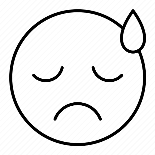 Upset, sad, down, dull, emoji, emoticon icon - Download on Iconfinder