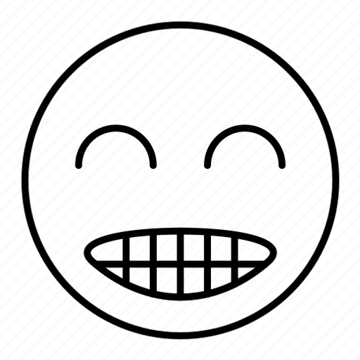 Grinning Xd Smiling Teeth Emoji Emoticon Icon Download On Iconfinder