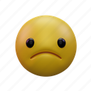 frowning, face, emoji