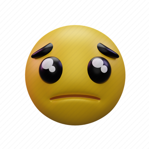 Pleading, face, emoji 3D illustration - Download on Iconfinder