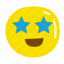 emoji, happy, star, smile