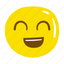 emoji, happy, smile, expression