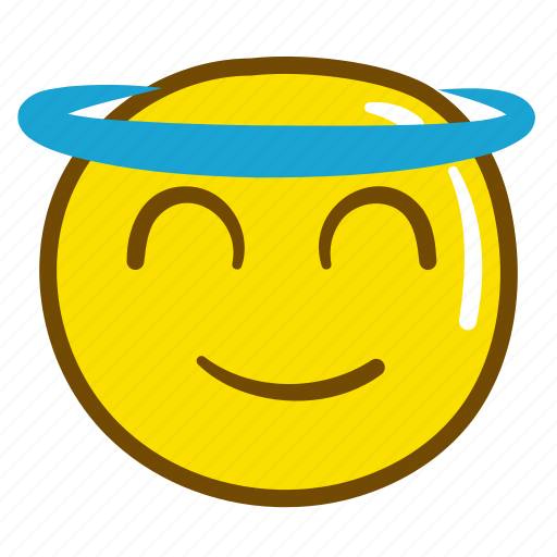 Emoji, happy, angel, smile icon - Download on Iconfinder