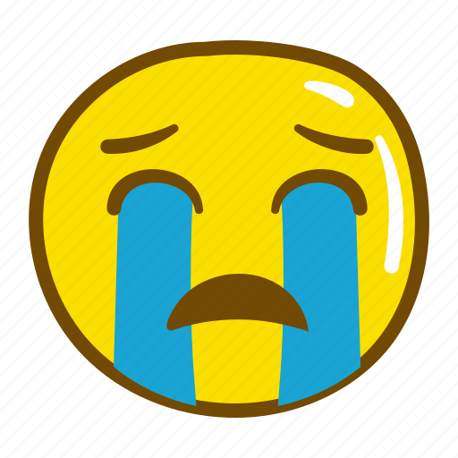 Emoji, cry, sad, tears icon - Download on Iconfinder