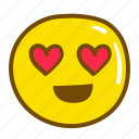 emoji, love, happy, character