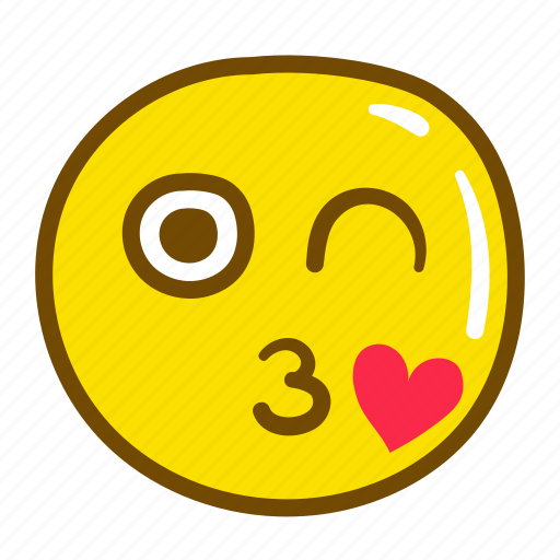 Emoji, kiss, love, expression icon - Download on Iconfinder
