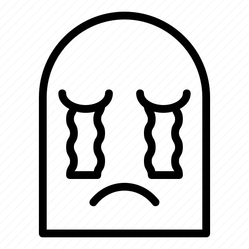 Emoji, cry, sad, emoticon, expression icon - Download on Iconfinder