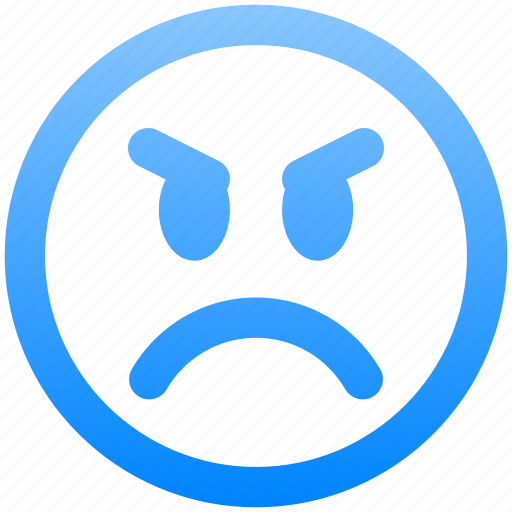 Emoji, angry, emotions, pictogram, ideogram, smiley, message icon - Download on Iconfinder