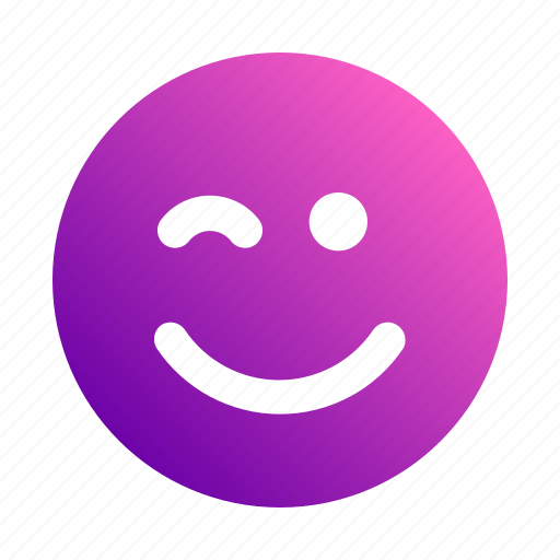 Wink, winking, emoji, smiley, emoticon icon - Download on Iconfinder