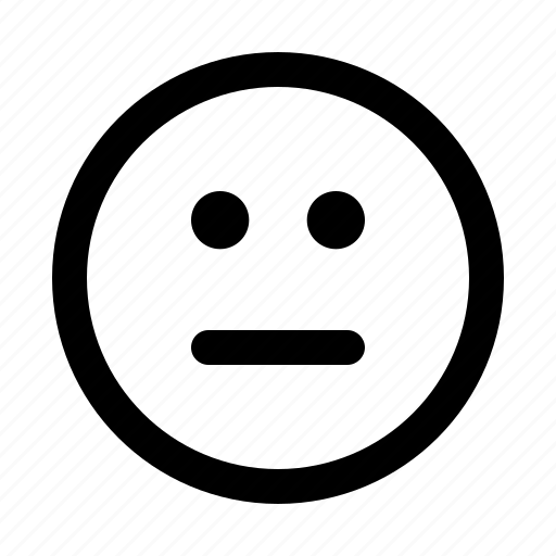 Neutral, face, smileys, feeling, emoji, emoticon icon - Download on Iconfinder