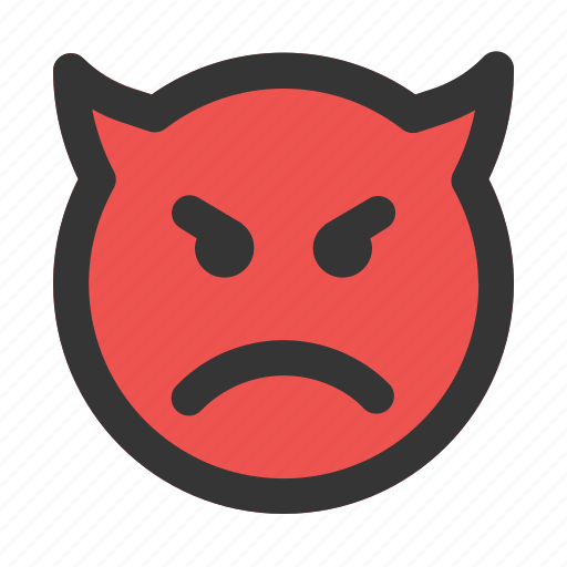 Devil, emoji, smileys, emoticons, angry icon - Download on Iconfinder