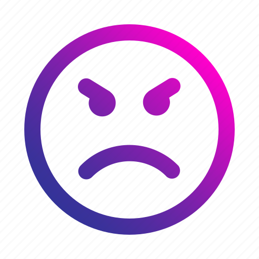 Angry, anger, emoji, emoticons, feelings icon - Download on Iconfinder