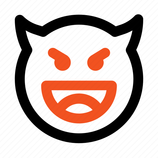 Devil, emoji, smileys, emoticons, happiness icon - Download on Iconfinder