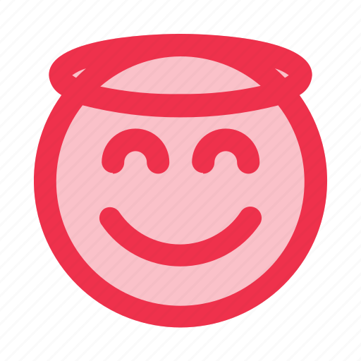 Angel, emoji, emoticons, smileys, feelings icon - Download on Iconfinder