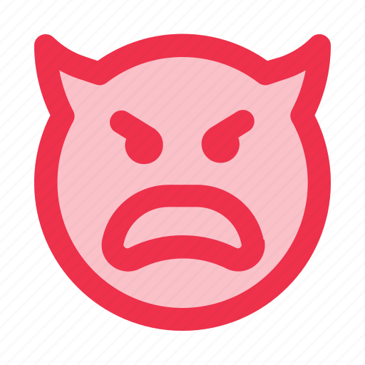 Devil, angry, emoji, smileys, emoticons icon - Download on Iconfinder