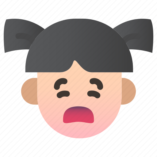 Emoji, girl, child, user, woman, avatar, emoticon icon - Download on Iconfinder