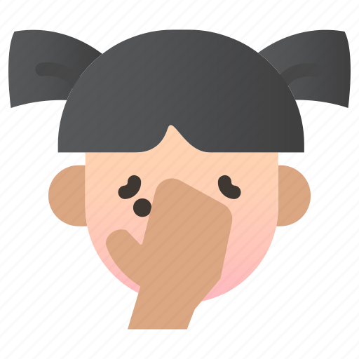 Emoji, girl, child, user, avatar, emoticon, facepalm icon - Download on Iconfinder