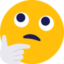 emoji, thinking, wondering