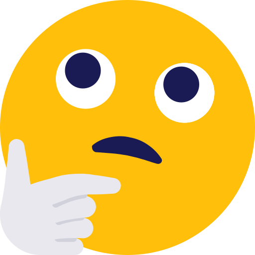 Emoji, thinking, wondering icon - Free download