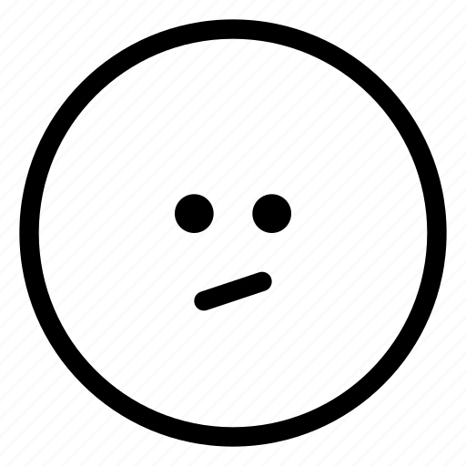Emoji, meh icon - Download on Iconfinder on Iconfinder