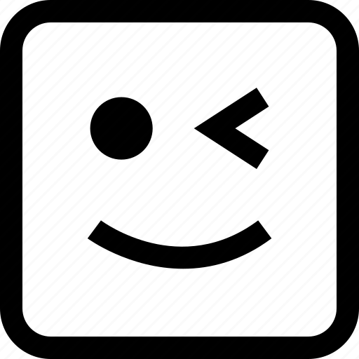 Emoji, emotion, expression, happy, wink icon - Download on Iconfinder