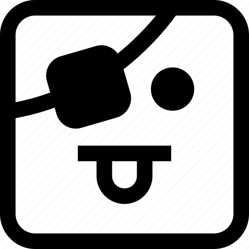 Emoji, emotion, expression, pirate, tongue icon - Download on Iconfinder