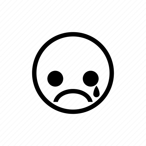 Cry, emoticon, sad, unhappy icon - Download on Iconfinder