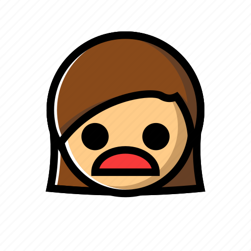 Devastated, girl, sad, unhappy icon - Download on Iconfinder
