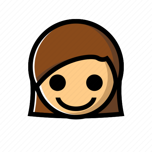 Girl, happy, joy, smile icon - Download on Iconfinder