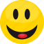 emoji, emotion, expression, face, man, smile, user 