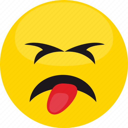 Angry, cartoon, emoji, emotion, expression, face, man icon - Download on Iconfinder
