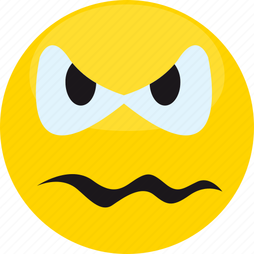 Angry, emoji, emotions, expression, face, mood, sad icon - Download on Iconfinder