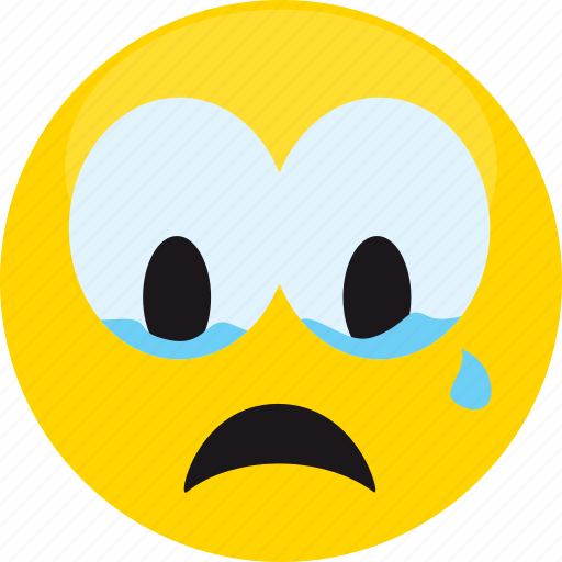 Cry, emoji, emotion, expression, face, feeling, sad icon - Download on Iconfinder
