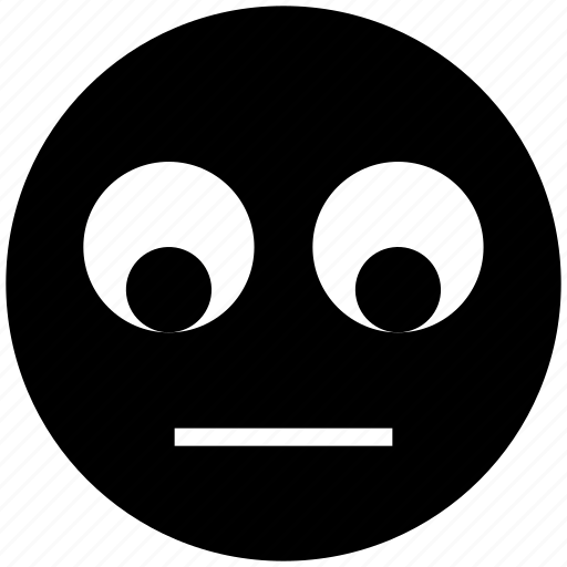 Emoji, face, emoticon, expression, eye, confused, neutral icon - Download on Iconfinder