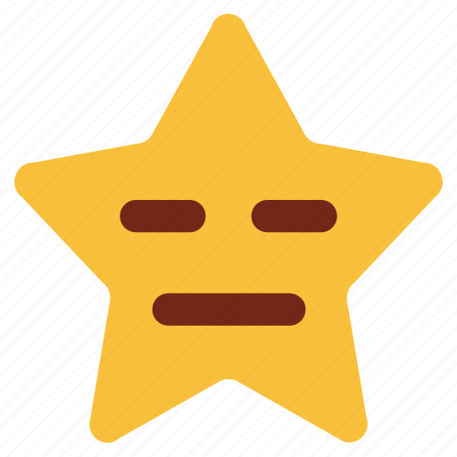 Angry, cartoon, character, emoji, emotion, nodding, star icon - Download on Iconfinder