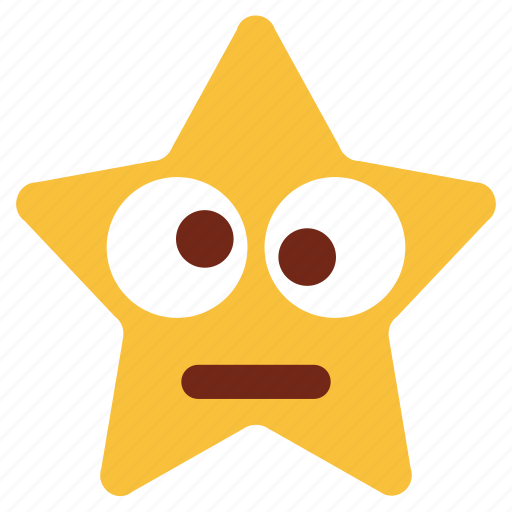 Cartoon, emoji, emotion, funny, rolling eyes, smiley, star icon - Download on Iconfinder