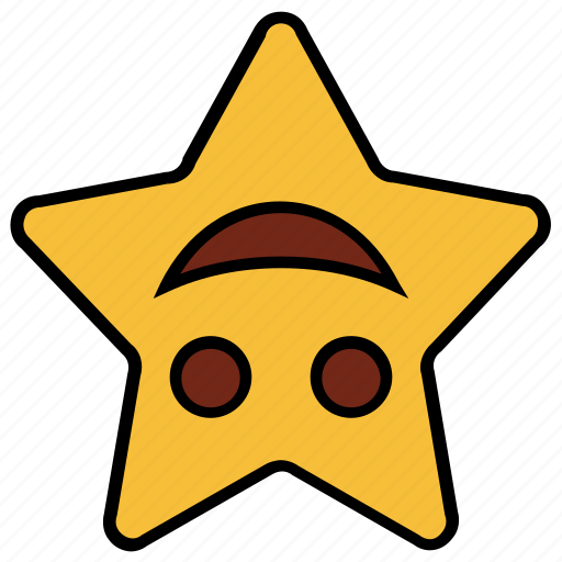 Cartoon, character, emoji, emotion, happy, smile, star icon - Download on Iconfinder