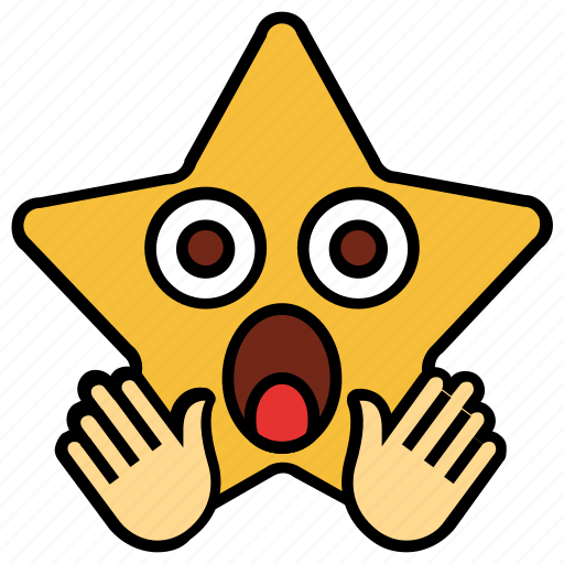Cartoon, character, emoji, emotion, loud, star, voice icon - Download on Iconfinder