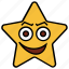 cartoon, emoji, emotion, happy, non-serious, smile, star 