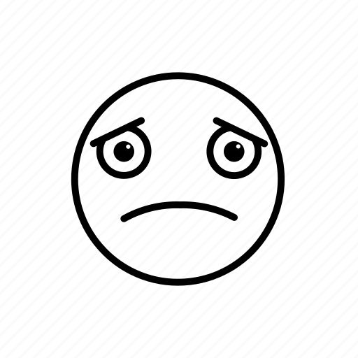 Emoji, emotag, emoticon, gloomy, sad, smiley, unhappy icon - Download on Iconfinder