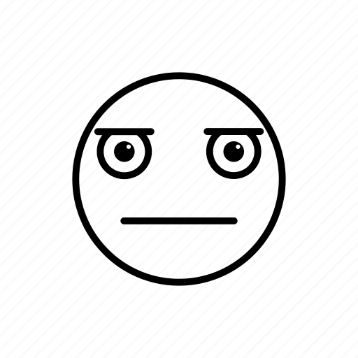 Annoyed, displeased, emoji, emotag, emoticon, smiley, unamused icon - Download on Iconfinder