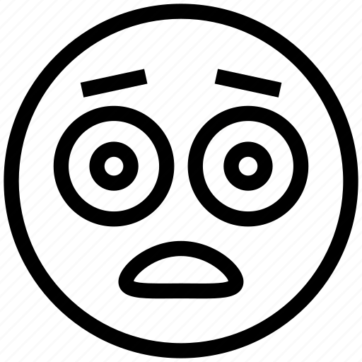 Emoji, face, emoticon, astonished, shocked icon - Download on Iconfinder