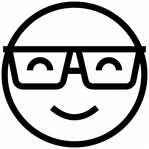 Emoji, face, emoticon, nerd, smiling icon - Download on Iconfinder