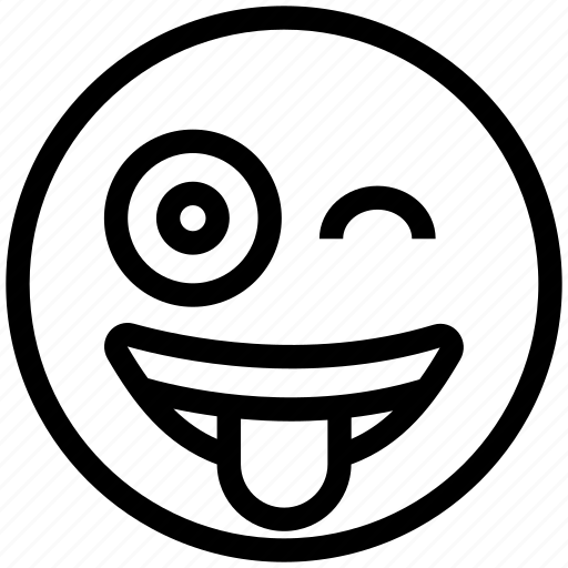 Emoji, face, emoticon, winking, tongue icon - Download on Iconfinder