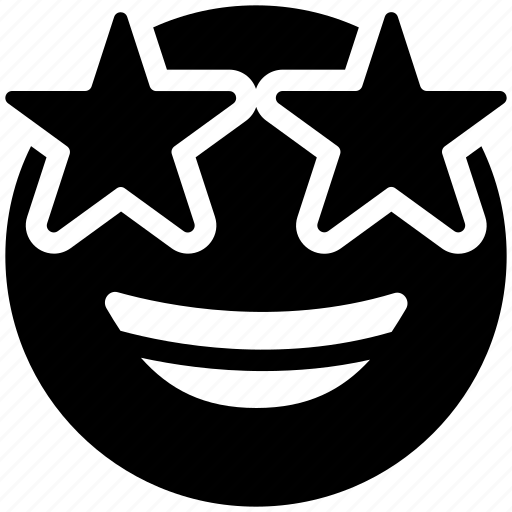 Emoji, face, emoticon, star-struck, smiley icon - Download on Iconfinder